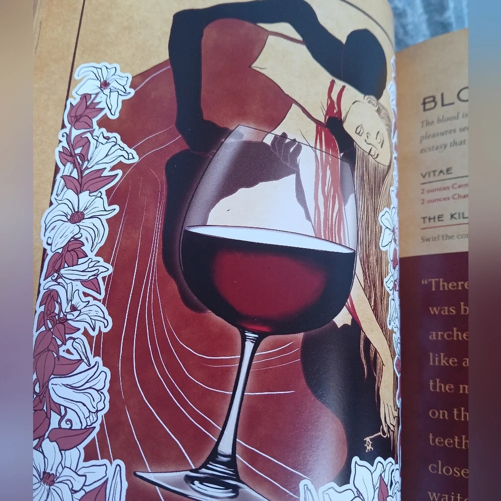 LoveCraft Cocktails Hardcover Book Cocktails Art Goth Whimsygoth